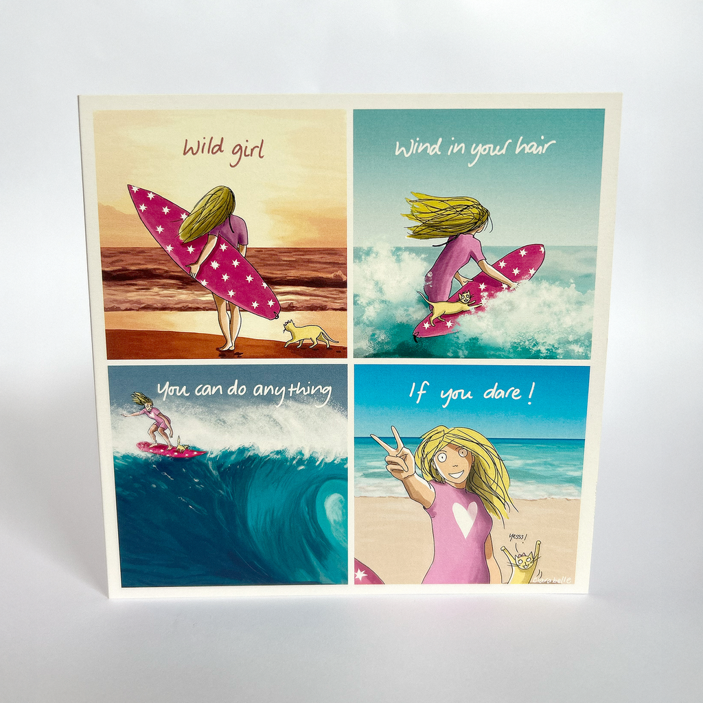 Card Print — Wild Girl