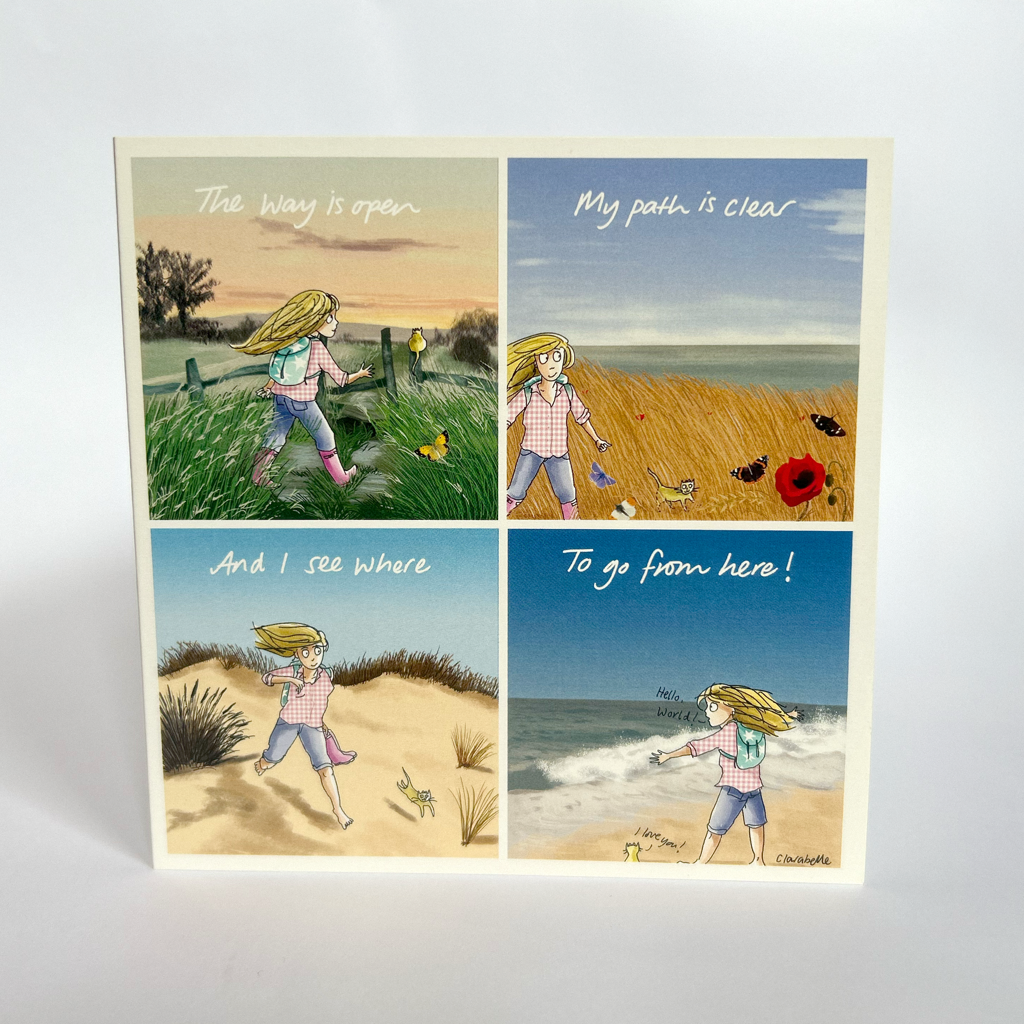 Card Print — The Way Is Open