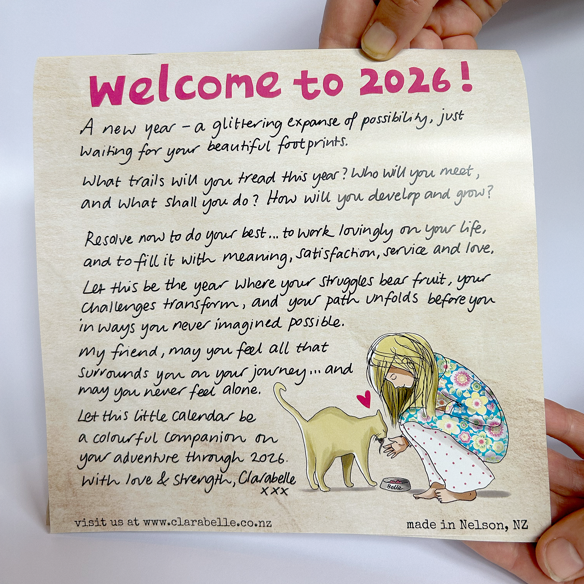 2026 Clarabelle Calendar